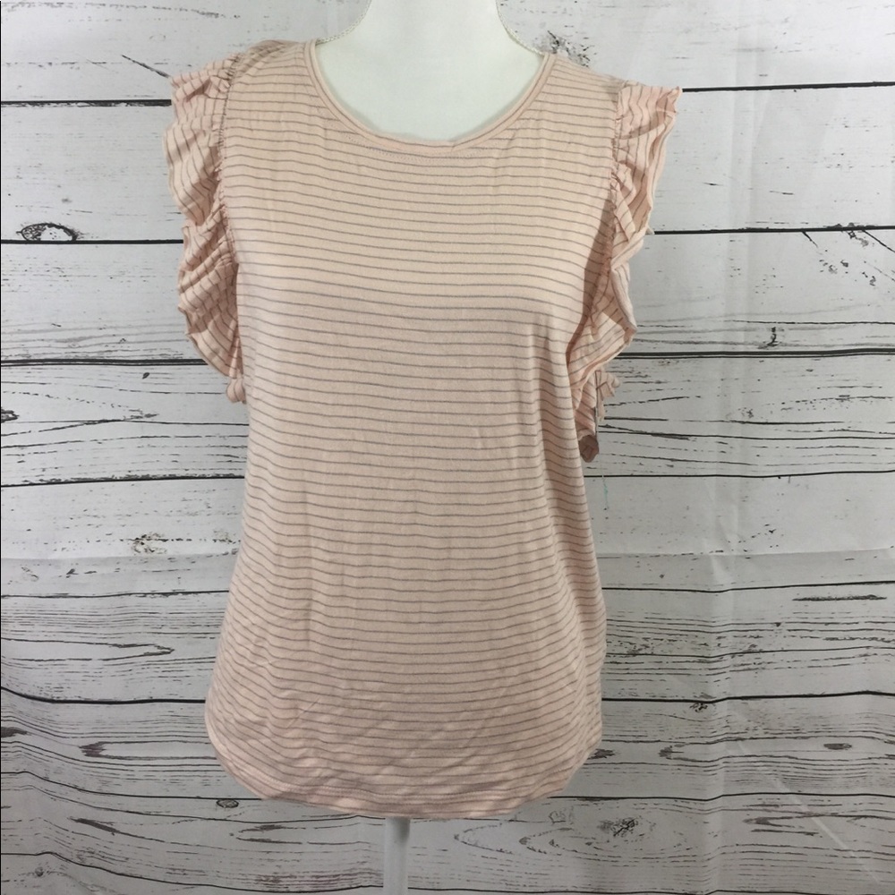 Susina   women stripes top sleeveless size L